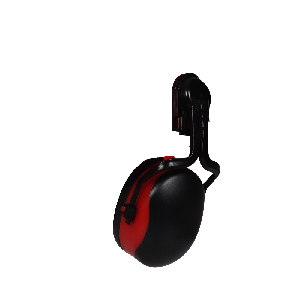 頭盔耳罩EP187D(黑紅)